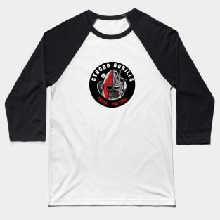 Cyborg Gorilla Baseball T-Shirt